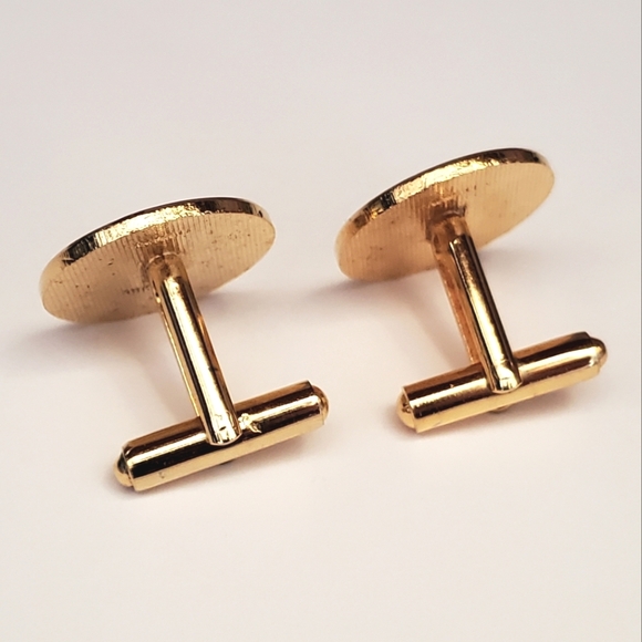 Smiley Face Enamel Cuff Links - Picture 3 of 7